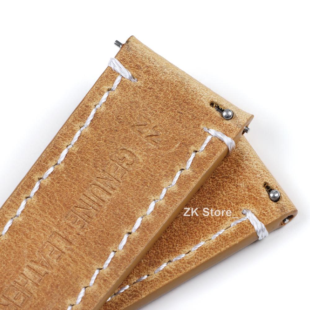 Retro Leder Uhrenarmband 18mm 19mm 20mm 21mm 22mm 24mm Schnellverschluss Armband für Herren Ersatz Uhrenband Uhrenzubehör