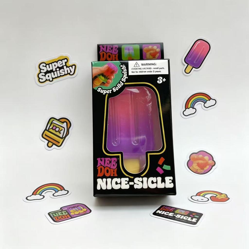 Popsicle-Shaped Stress Relief Toy - Easter Soft Rubber Squeeze Toy