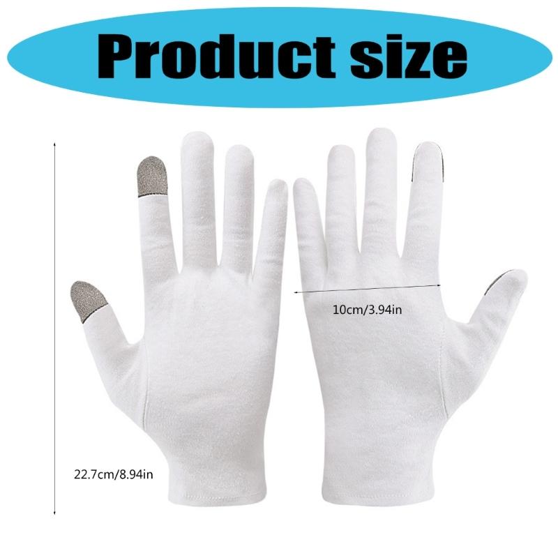 Thin Cotton Screen Touch Gloves Breathable Stretchable Handwear Worker Gloves For Outdoor Activity and Various Occasion