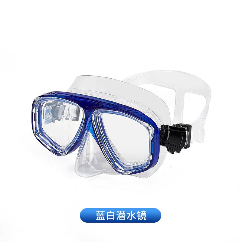 High definition light transmission large frame ultra wide field of view waterproof high definition free diving goggles