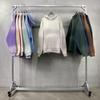 European & American High Street Distressed Fleece-Lined Hoodie for Men