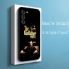 The godfather classic movie poster Phone Case For Samsung Galaxy S26 S25 S24 S23 S22 S21 Plus Ultra Note20 Soft Black