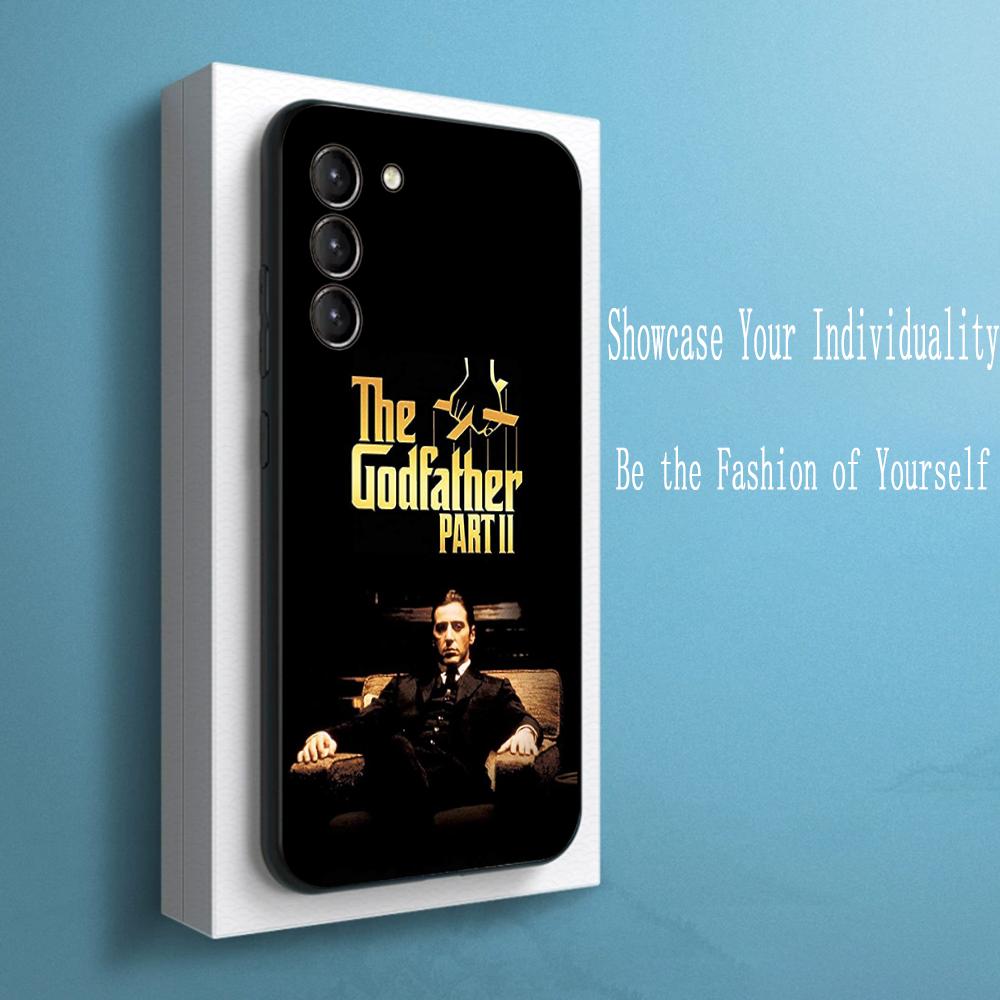 The godfather classic movie poster Phone Case For Samsung Galaxy S26 S25 S24 S23 S22 S21 Plus Ultra Note20 Soft Black