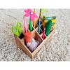 Small Multifunctional Bamboo Organizer | Desk Caddy | Home Office Accessory Tray | School Art Supply Holder | Pen Pencil Brush Compartment | Kitchen