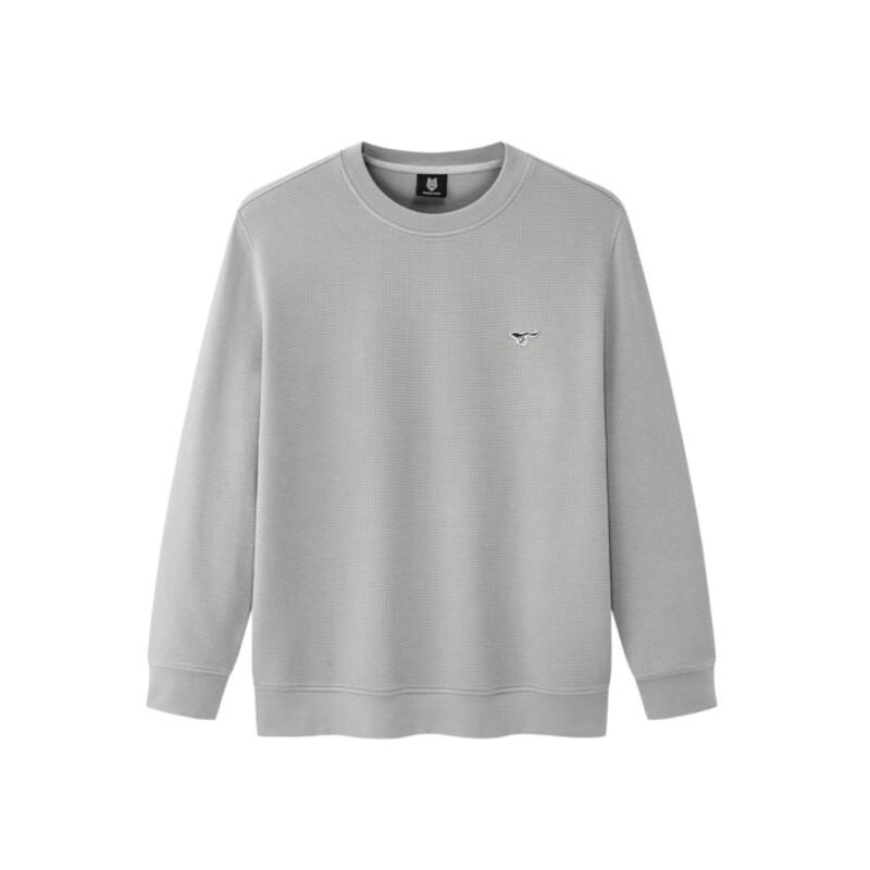 Septwolves Embroidered Wolf Logo Basic Pullover Sweatshirt