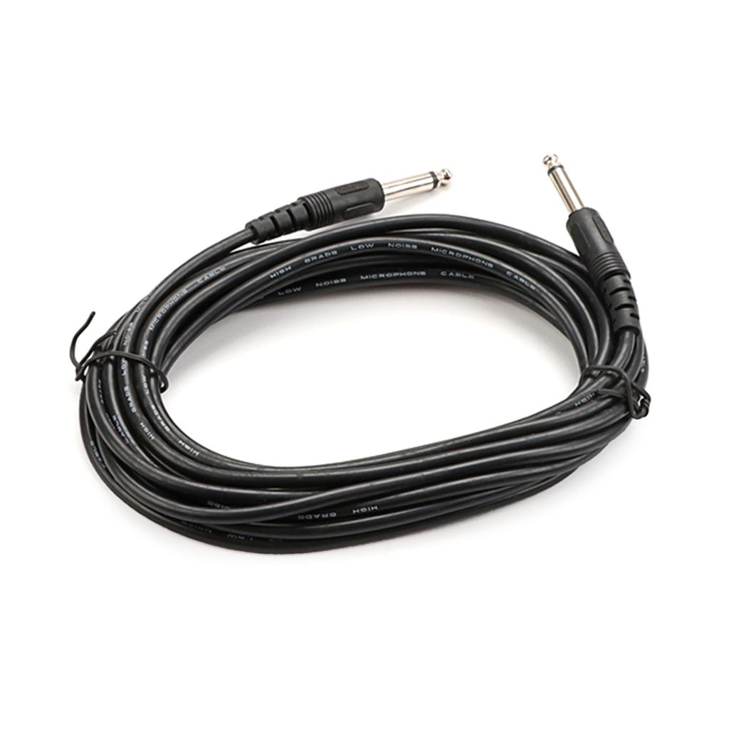 Guitar Lead Instrument Cable 5 Meters Profession Noiseless Guitar Bass Cable Cord Straight To Straight Instrument Cables