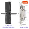 IP65 Waterproof Works With Tuya APP Smart Fingerprint Password RFID Card Lock For Pull Push Sliding Bridge Cutoff Aluminum Door