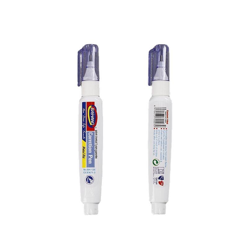 Kit 3pcs Correction Pen 10ML Quick Dry Smooth Flow for School Stationery