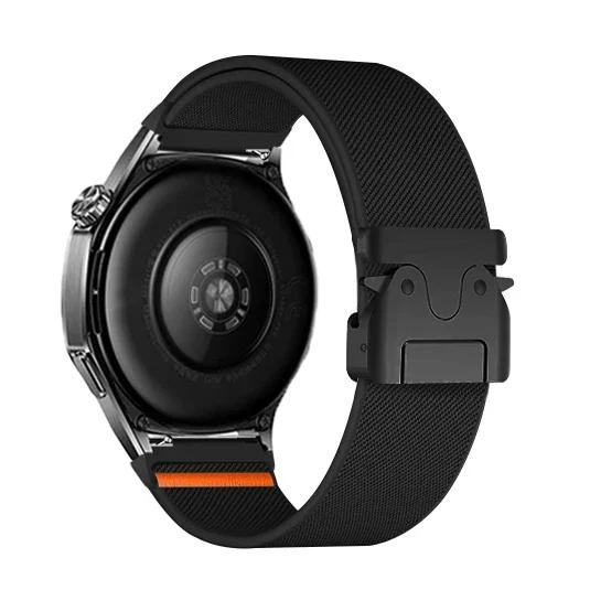 20mm Nylon Strap for Samsung Galaxy Watch 7 6 5 4 40mm 44mm 6Classic 47mm Elastic Band 22mm for Huawei Watch GT5 3 4Pro Bracelet