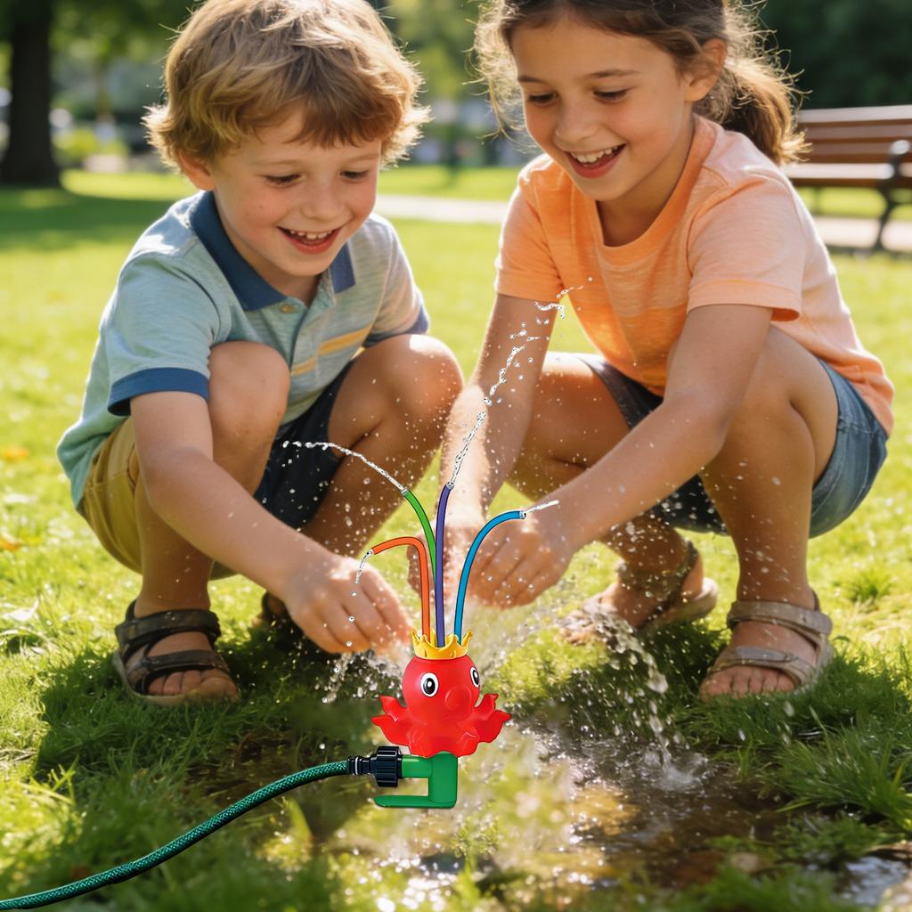 Garten-Kreiselregner: Sommer Outdoor Familien Wasserspielzeug für Eltern-Kind-Interaktion