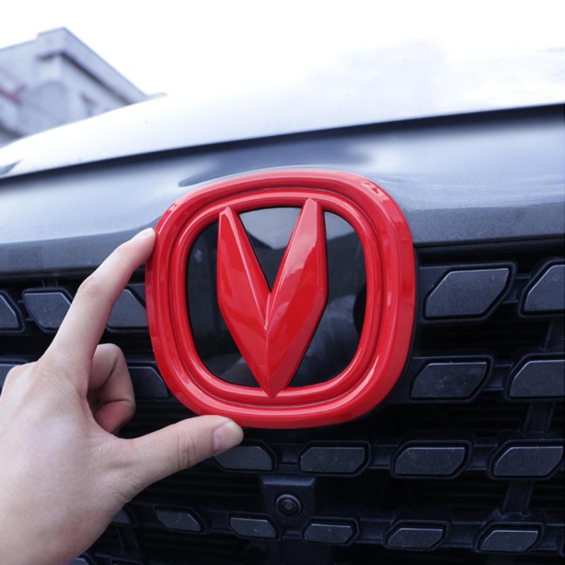 For Changan UNI-T UNIT Accessories 2020 2022 2023 Car Steering Wheel Logo Front Rear Logo Sticker Decor Cover Trim Anti Scratch