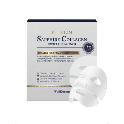 WellDerma Sapphire Premium Collagen Impact Fitting Mask 16ea