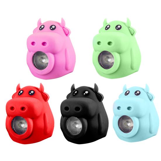 Bicycle Calf Horn Light Waterproof Adjustable USB Rechargeable High Decibels 280 Lumens Super Bright Night Riding Road Bicycle Headlight Lamp