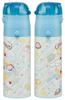 Skater Water 470ml or 430ml Sanrio Cinnamoroll Fancy Snacks Stainless Sports Children's Bottle, 2-Way, (Direct Drinking) (Cup Drinking), & Sweets,