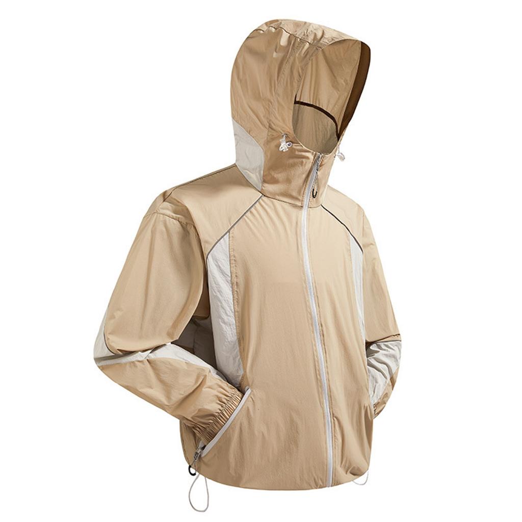 Ladies' Pure-color Sunscreen Clothing, Light And Thin, Trendy And Fashionable, Summer All-match Hooded Jacket