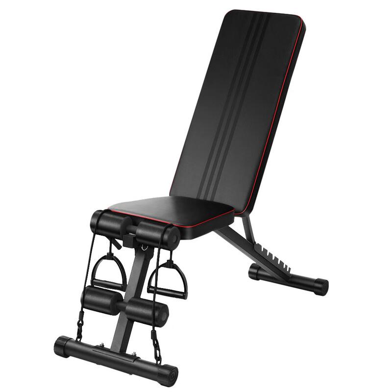 WEZHO Adjustable Foldable Home Workout Bench