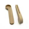 Wooden Coffee Bean Measuring Spoon With Bag Clip Tablespoon Solid Measuring Tea Bean Spoons Clips Gift YA040