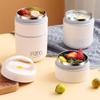 2 Layer Bento Lunch Box Stainless With Bag Thermal 304 Stainless Steel Keep Warm 5H Free Spoons