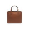 Tory Burch Logo Solid Leather Tote Bag Shopping Bag Shoulder Crossbody Handbag Medium Women Tote Bags Dark-Brown 85985-912