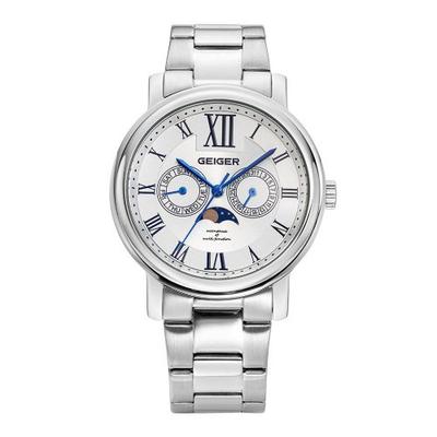[Geiger] Montre Geiger pour Homme à Phases de Lune en Métal GE8025WS_M