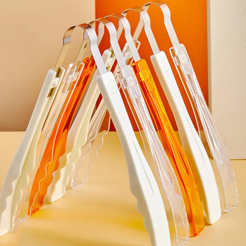

Pabe PC Plastic Food Tongs, Bread & Dessert Clips (5-Pack)