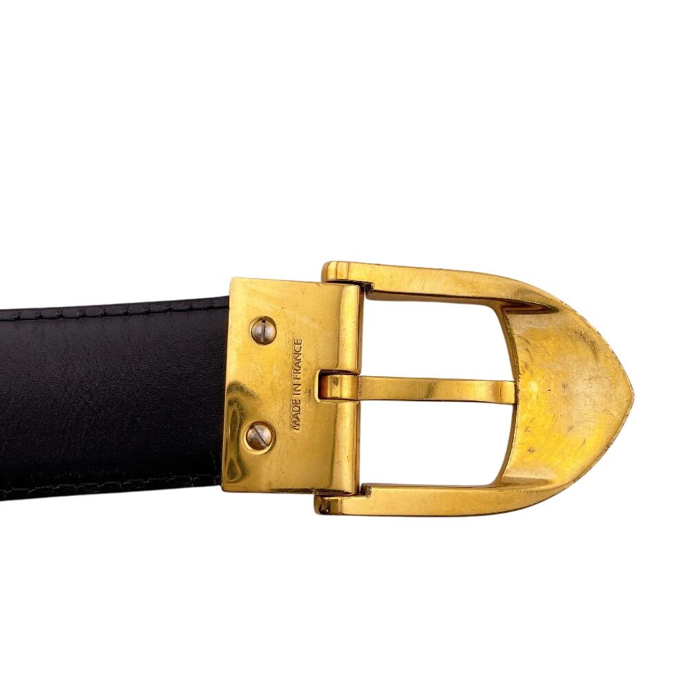 LOUIS VUITTON M6832Q Epi Epi Saintur Classic belt black Epi Used