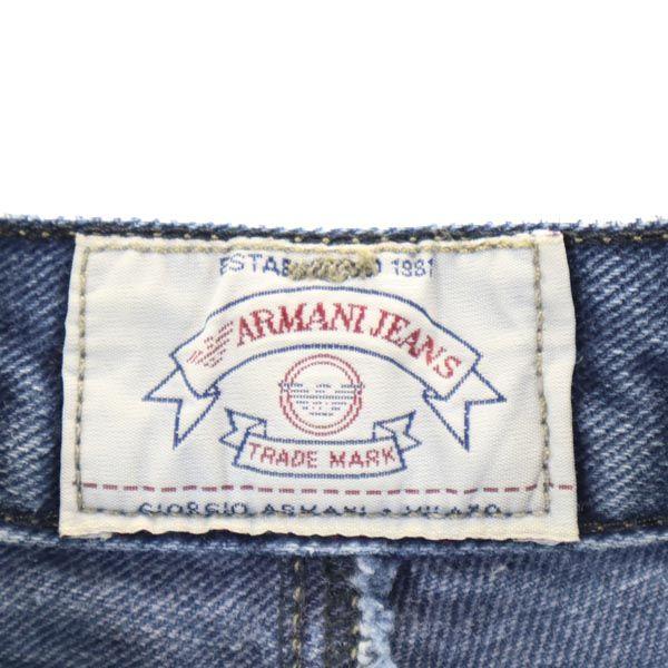 Armani Jeans Vyrobeno v Itálii džínové kalhoty s vysokým pasem W28 Dámské Použité