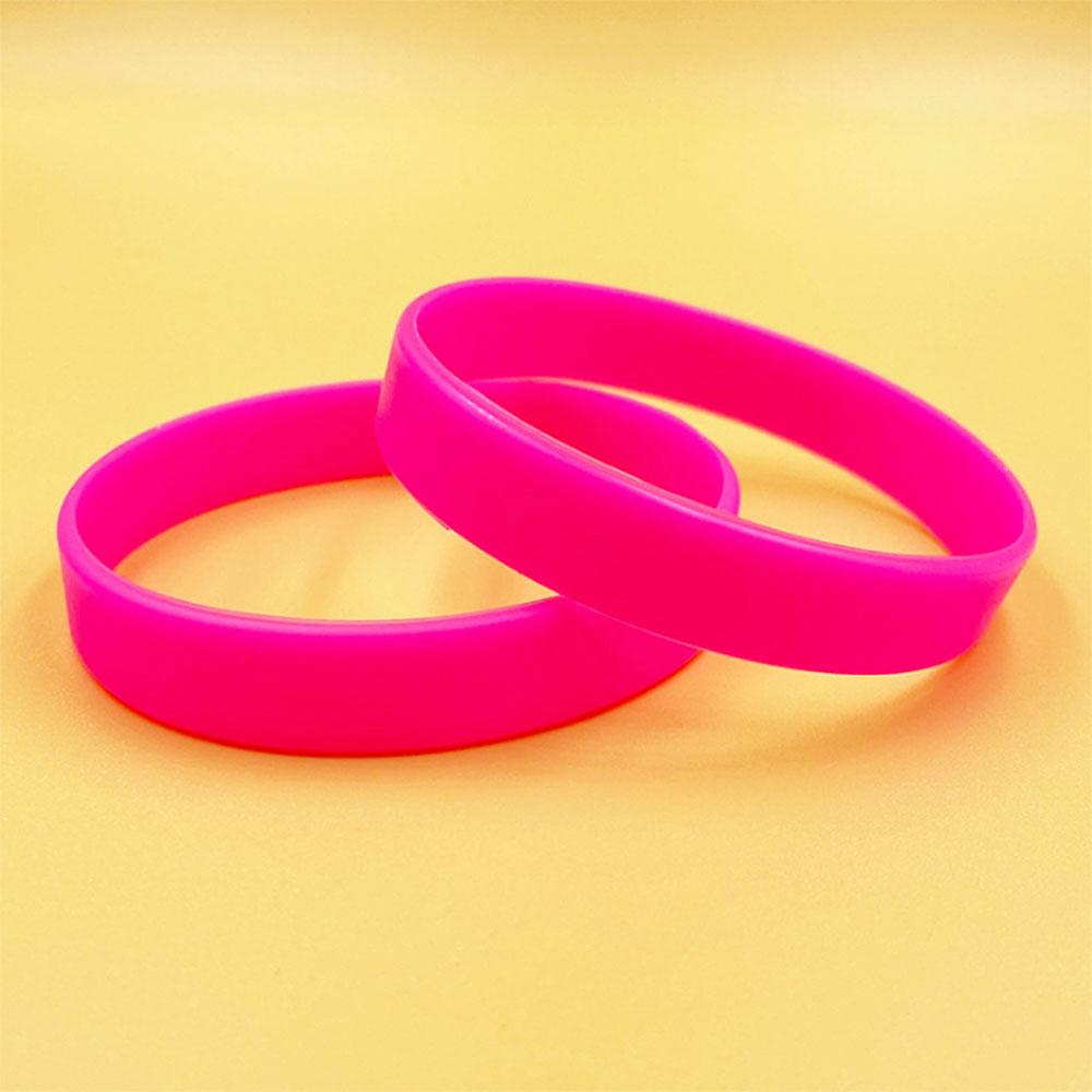 SW 2 PZ Braccialetto in Silicone Personalizzato Cinturino da Polso Colore Solido Cinturino da Mano Casual Anello di Gomma Braccialetto Sportivo in Gel di Silice Cinturino da Polso