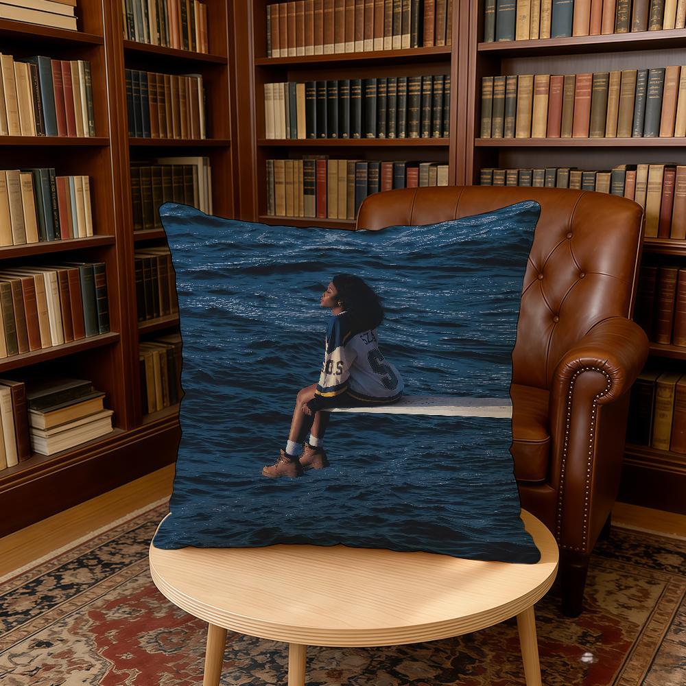 S-Sza Lana SOS Singer cushion cover Home Office Birthday Anniversary Gifts Soft Skin Friendly Cushion Cover