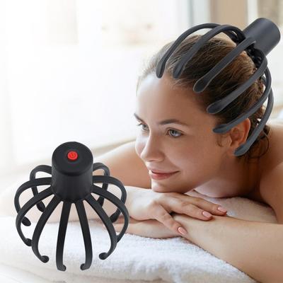 Freihändiges elektrisches Kopfhaut-Kopfmassagegerät Drei Geschwindigkeiten einstellbar Oktopus-Krallen-Massagegerät für Stress