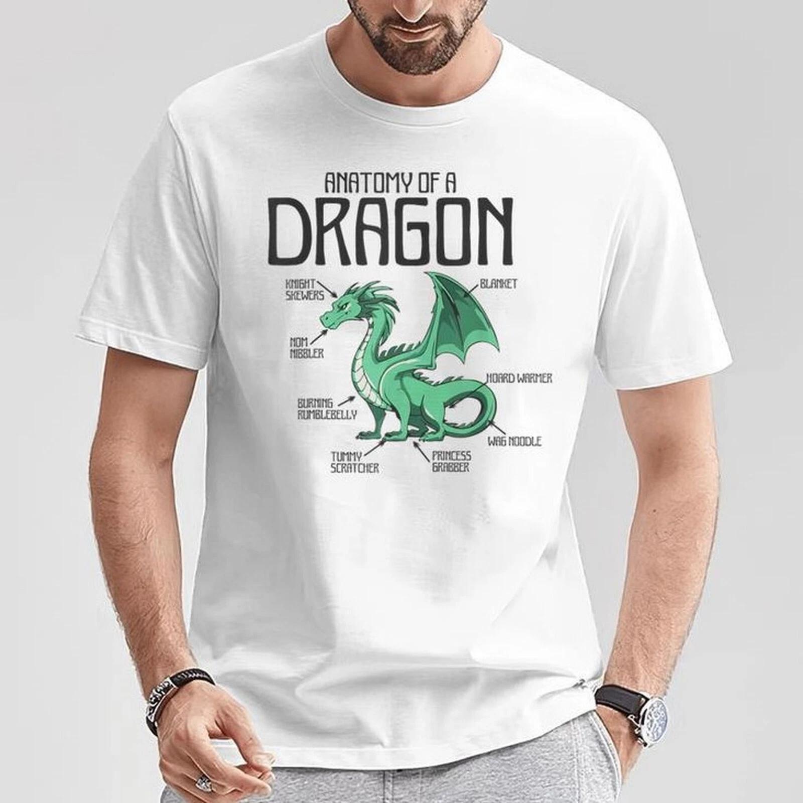Anatomy Of A Dragon T-Shirt, Dragon Lover Shirt Women Men, Animal Anatomy Shirt XL