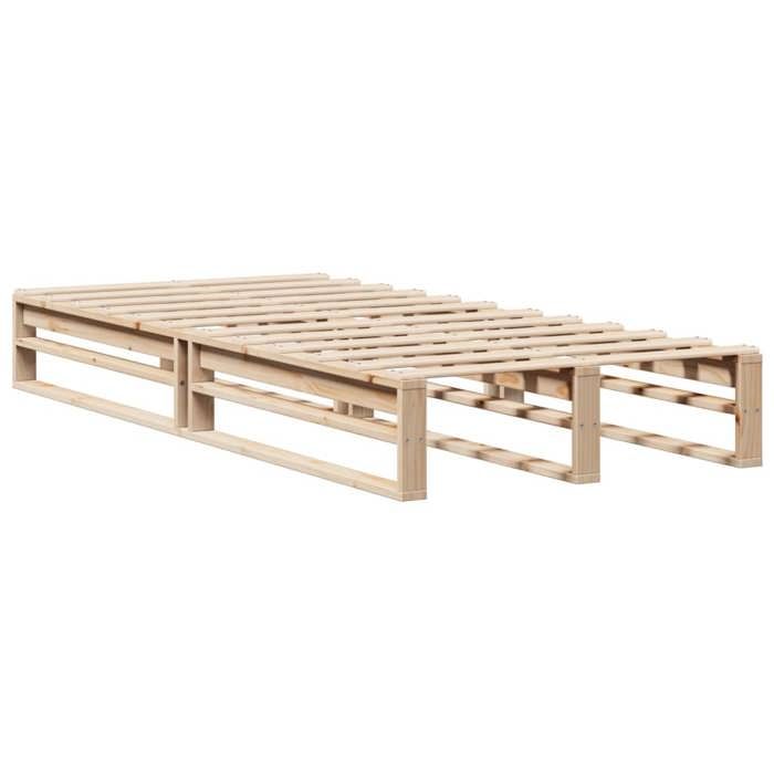 VidaXL Bed Frames 90x190 Cm Solid Pine Wood, Bed, Solid Wood Bed Frame, Bedroom Furniture, Frame of 850860