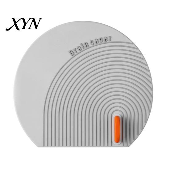 Floor Drain Cover Silicone with Handle, Universal Shower Tub Stopper, Sewer Anti-Odor Deodorizing Mat for Bathroom Kitchen Laundry Room Stopper