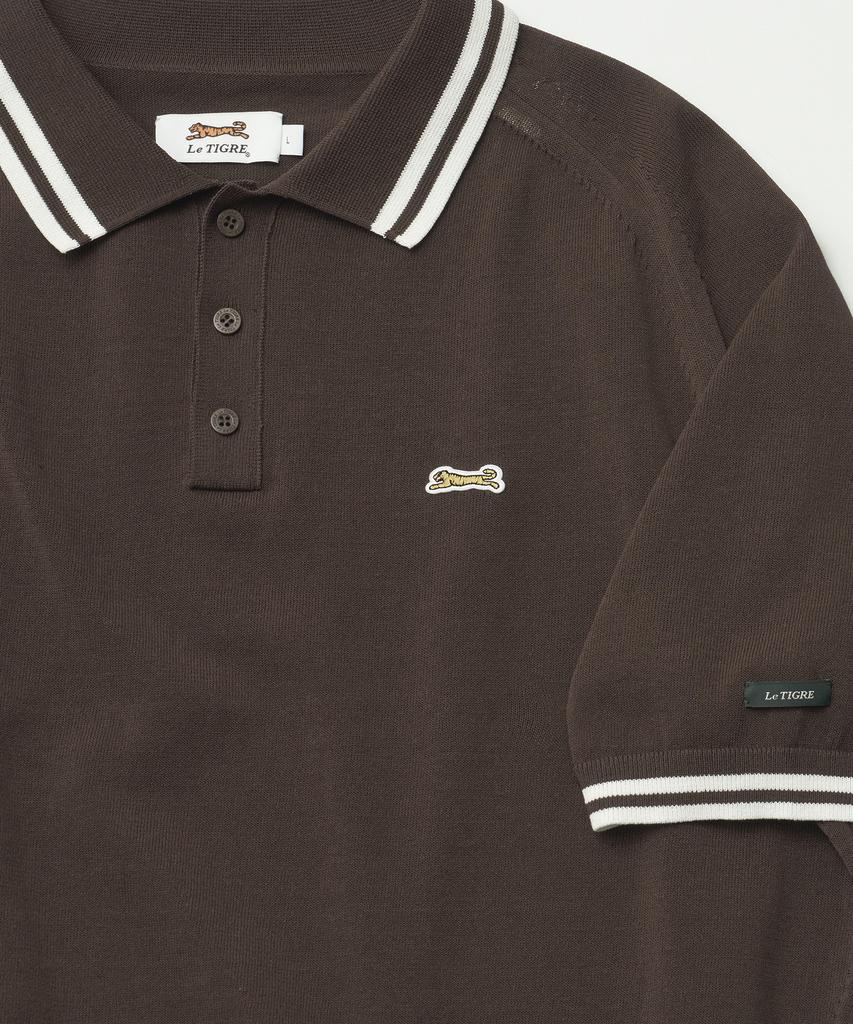 LE TIGRE Tennis Polo Knit (Mild Brown)