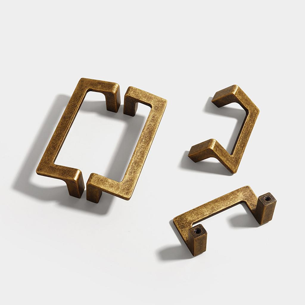 Antike Messing Schubladengriffe Vintage Stil Schrankgriffe Eleganz Schrankgriffe Paar für Badezimmer- & Kommodenschränke