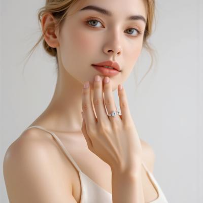Women's Personality Light Luxury Niche High Sense European and American Witch Knot Jewelry Ring