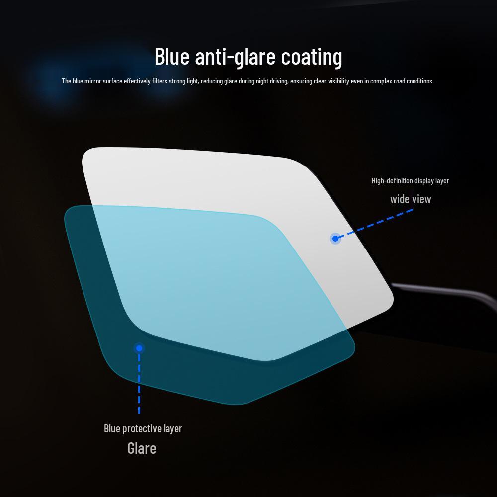 Aluminum Alloy HD Reflective Rearview Mirrors with Wind Deflectors for BMW S1000RR (Models 19-25)