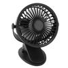 Clip On Fan 360 Degree Rotatable 3 Gears Quiet USB Charging Portable Small Desk Fan for Office