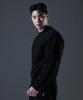 CARMID Lettering Noble Black Embroidered Sweatshirt
