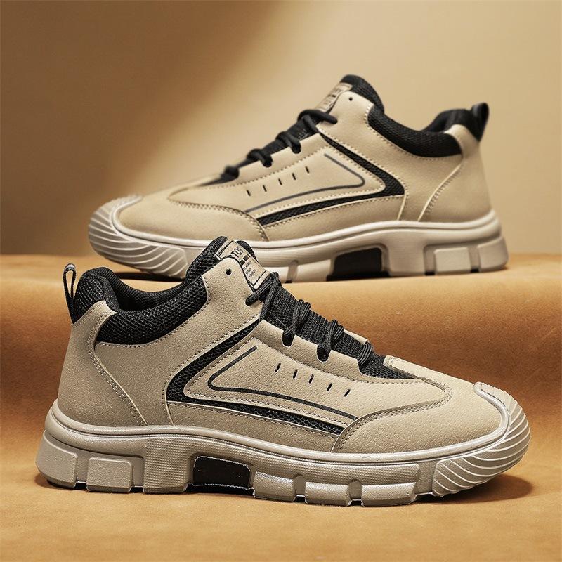 Fashion Men's Sneakers Fashion Casual Shoes For Men Outdoor Wear-resistant Hiking Shoes New Working Safety Shoe Man Zapatillas De Hombre