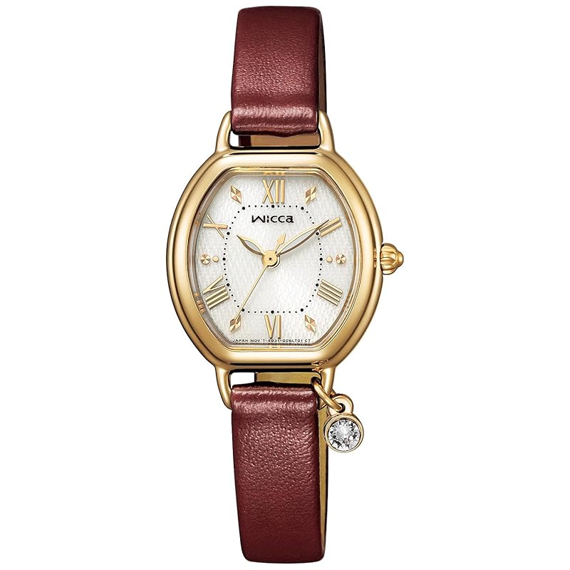 

[Citizen] watch wicca solar tech ear cuff set Limited model waterproof brown tea white white KP2-523-92 ladies