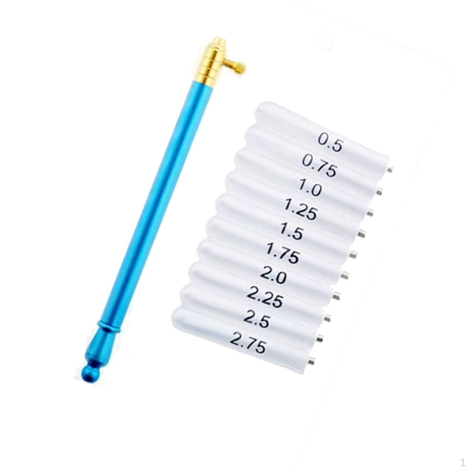 

Crochet Hooks Set for Crafting and Sewing Enthusiasts синій