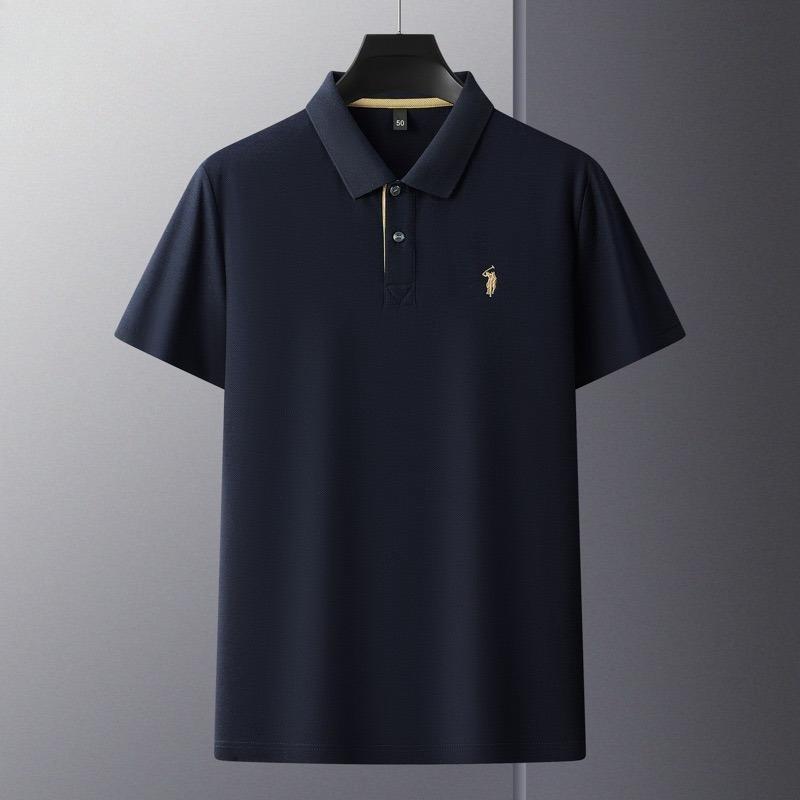 Trend Hub Luxury Short Sleeve Men Polo Shirt Breathable High-end Embroidery Design Casual Business Paul T-shirt