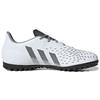 Adidas Predator Freak.4 Turf Soccer Shoes 'Cloud White Iron Metallic Solar Red' Sneakers FY6339