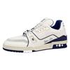 Louis Vuitton Trainer Cow Leather Low Top Skateboard Shoes Men's White 1ABNIH