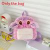 Cute Plush Backpack With Zipper Closure For Casual Travel And Gift Ideas