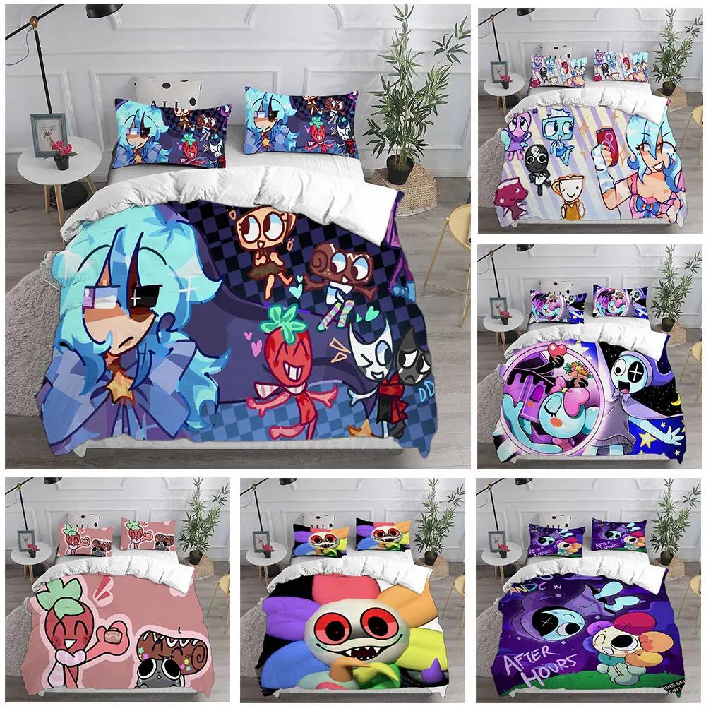 Game Dandy'S World Bedding Sets 3D Print Quilt Cover Comforter Duvet Cover Pillow Case 2-3 Pieces Sets Kids Adult Bedroom Decor