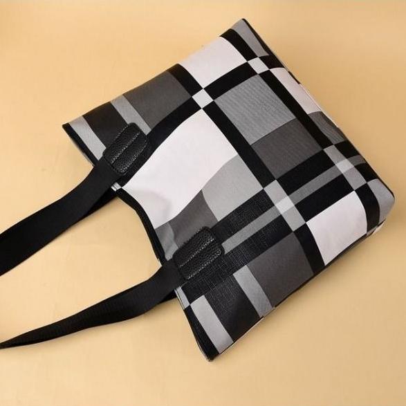 Einkaufstasche Neue Mode Damen Umhängetasche Handtasche Pendlertasche Plaid Große Tasche Frauen