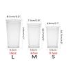 Water Drinking Cup Resistant Drinking Cups Plastic Tumblers Cola Coffee Soda Party Beverage Cup Drink Accessories 4Pcs Reusable