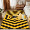 Wolves Team Emblem Printed Office Carpet Chair Cushion  Entryway Rug, Rugs for Living Room, Bedroom Christmas gifts